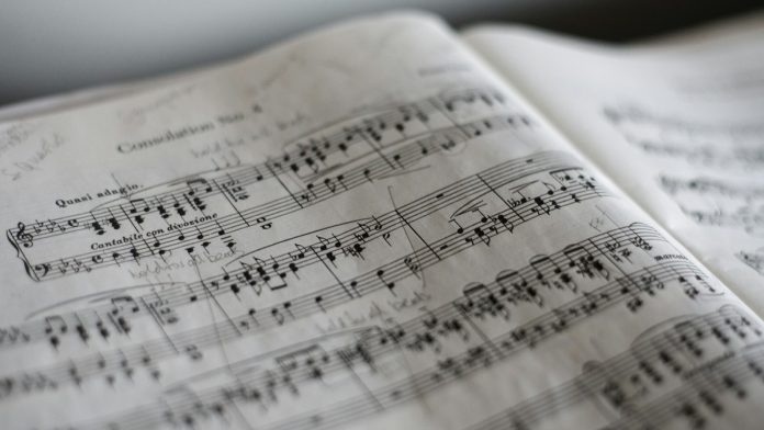 music notes sheet