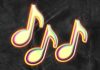 neon sign music